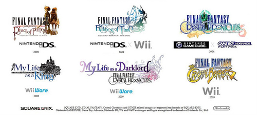 Final Fantasy Crystal Chronicles Series Logos