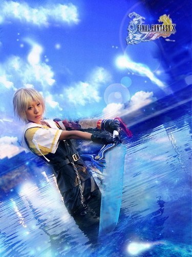 Tidus via FFX being EXTREMELY girly. >_>