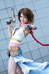 Yuna via FFX-2 - Feathered lookin' hair!