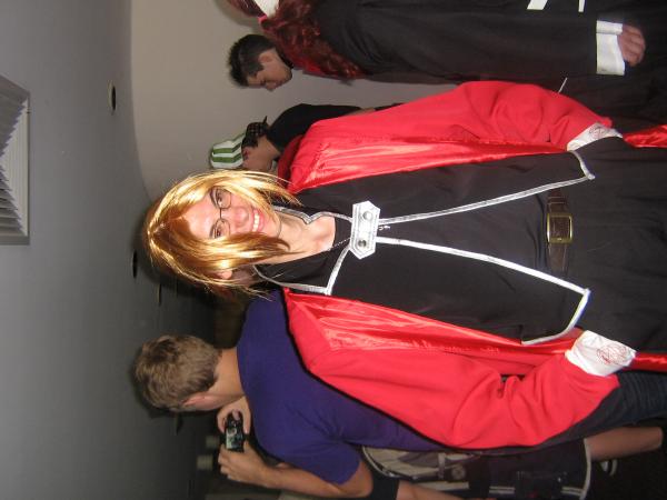 A very TALL Edward Elric, from Full Metal Alchemist.... I glomped him. :P