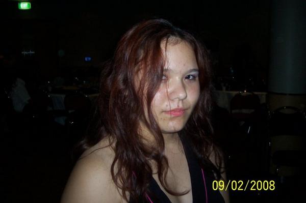 Gosh, I look stoned or drunk. >_> There was no alcohol! This is my friends 16th.