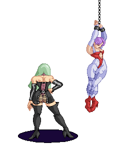 Darkstalkers' Morrigan & Lilith...Hanging Out!