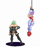 Darkstalkers' Morrigan & Lilith...Hanging Out!