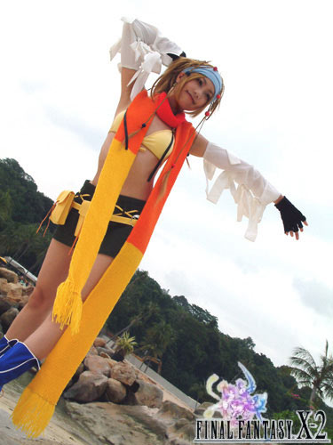 Rikku Cosplay at the beach