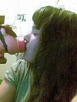 Piggy kiss.