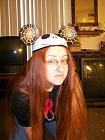 What's that, you say? I'm wearing Skellington mouse ears? And my hair is suddenly straight? Nonsense. 
(Feb. 2009)