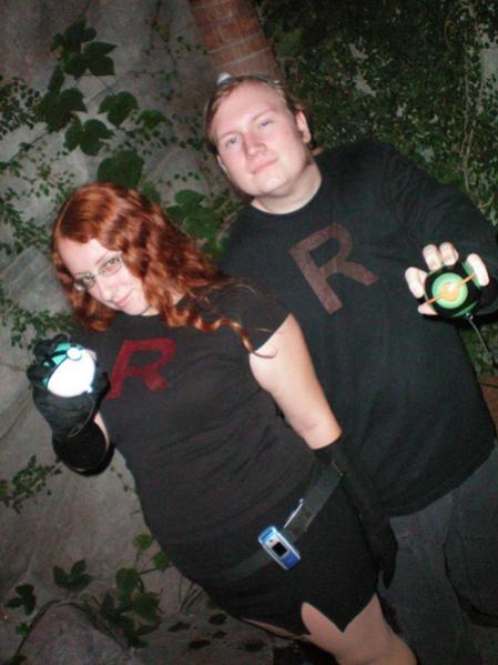 Team Rocket Special Operatives Chaos and Reason (Lokenthewolf and myself, Xile Halloween Ball, Garden Grove, Oct. 2008)