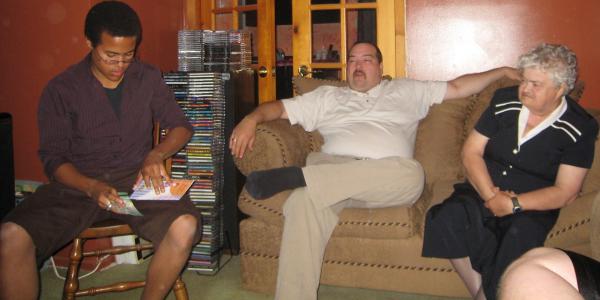 My Cousin(Left), My Uncle(Middle), and My Grandmother(Right)