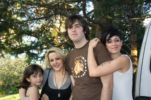 Me with sisters Annie and Serena, and niece Jasmine.