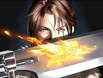 Squall Lionheart and his Gunblade from FFVIII