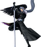 Sephiroth as seen upon completion of Dissidia's Arcade mode with him (which isn't difficult, condisering he kicks ass).