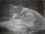 This Is My Sfumato Drawing Of An Arctic Fox.  It Was My Final Art Project For My Art Class.  Hope You Like It :)
