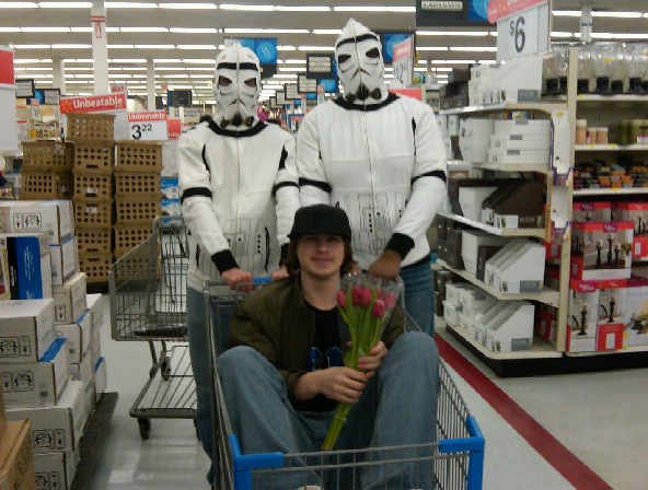 Me on People of Walmart with my Stormtrooper friends