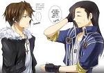 Squall and Laguna have a nice talk