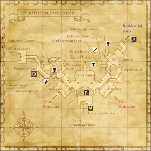 Final Fantasy XI | FF11 Maps | The Final Fantasy