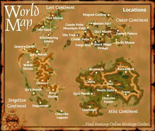 Below are some of the available maps for the Final Fantasy IX game on the P...